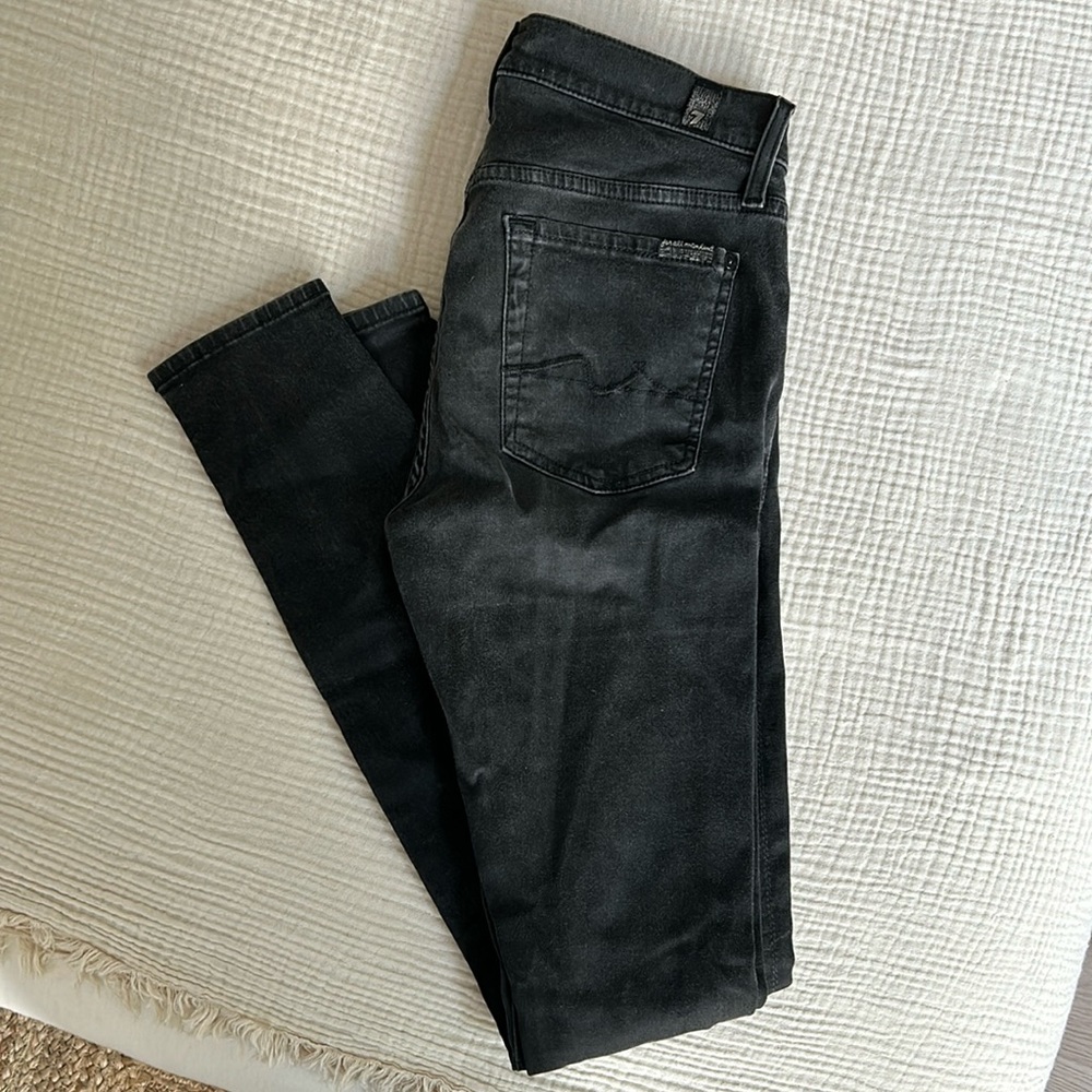 Sevens jeans, skinny black gray in great condition